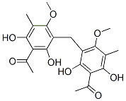 Bis(3-acetyl-2,4-dihydroxy-6-methoxy-5-methylphenyl)methane,98569-63-2,结构式