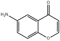 6-アミノ-4H-クロメン-4-オン 化学構造式