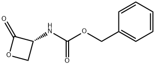 (R)-(2-氧代-3-氧杂环丁基)氨基甲酸苄酯,98632-91-8,结构式