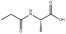 N-プロピオニルアラニン 化学構造式