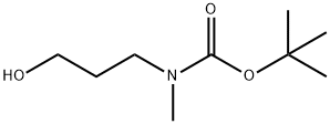 N-メチル-N-BOC-アミノプロパン-3-オール 化学構造式