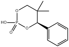 (2R,4R)-5,5-DIMETHYL-2-HYDROXY-4-PHENYL-1,3,2-DIOXAPHOSPHORINAN 2-OXIDE Struktur