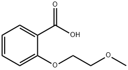 2-(2-メトキシエトキシ)安息香酸 化学構造式