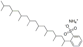 98690-35-8 ammonium (1,3,5,7,9,11,13,15-octamethylhexadecyl)benzenesulphonate