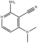3-Pyridinecarbonitrile,  2-amino-4-(dimethylamino)- Structure