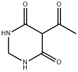 4,6(1H,5H)-Pyrimidinedione, 5-acetyldihydro- (9CI) Structure