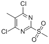 4,6-二氯-5-甲基-2-(甲砜基)-嘧啶, 98814-28-9, 结构式