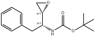 (2R,3R)-3-(N-Boc-amino)-1-oxirane-4-phenylbutane Structure