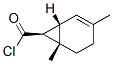 Bicyclo[4.1.0]hept-2-ene-7-carbonyl chloride, 3,6-dimethyl-, [1S-(1alpha,6alpha,7alpha)]- (9CI) 化学構造式