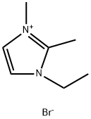臭化1-エチル-2,3-ジメチルイミダゾリウム 化学構造式