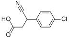 3-(4-氯苯基)-3-氰基丙烷酸, 98923-51-4, 结构式