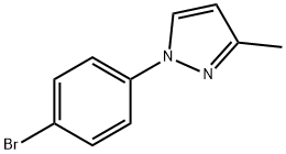 1-(4-BROMOPHENYL)-3-METHYLPYRAZOLE,98946-73-7,结构式
