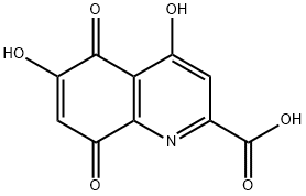 5,8-DIHYDRO-4,6-DIHYDROXY-5,8-DIOXO-2-QUINOLINECARBOXYLIC ACID Structure
