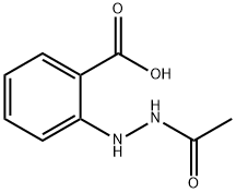 Benzoic acid, 2-(2-acetylhydrazino)- (9CI) 结构式