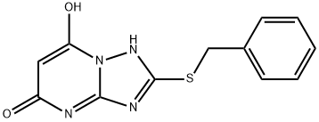 2-BENZYLSULFANYL-[1,2,4]TRIAZOLO[1,5-A]PYRIMIDINE-5,7-DIOL,98968-26-4,结构式