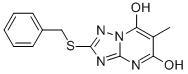 2-BENZYLSULFANYL-6-METHYL-[1,2,4]TRIAZOLO[1,5-A]PYRIMIDINE-5,7-DIOL,98968-32-2,结构式