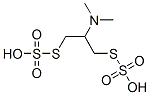 2-dimethylamino-1,3-bis(sulfosulfanyl)propane 结构式