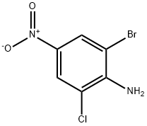 2-氯-4-硝基-6-溴苯胺,99-29-6,结构式