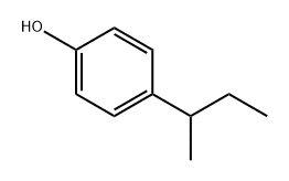 4-sec-ブチルフェノール 化学構造式