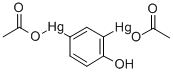 Mercury, (4-hydroxy-m-phenylene)bis(acetato-,99071-30-4,结构式