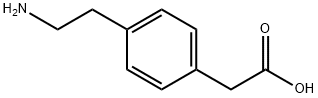 4-(2-氨乙基)苯乙酸,99075-24-8,结构式