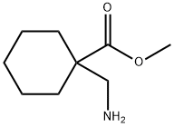 1-(アミノメチル)シクロヘキサンカルボン酸メチル 化学構造式