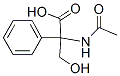 Benzeneacetic  acid,  -alpha--(acetylamino)--alpha--(hydroxymethyl)-|