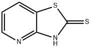 チアゾロ[4,5-B]ピリジン-2(3H)-チオン 化学構造式