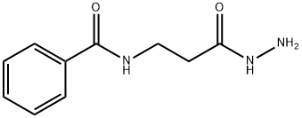 N-(3-肼基-3-氧代-丙基)苯甲酰胺, 99168-33-9, 结构式