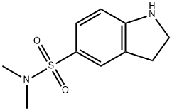 N,N-DIMETHYLINDOLINE-5-SULFONAMIDE Struktur