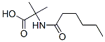 Alanine,  2-methyl-N-(1-oxohexyl)- 化学構造式
