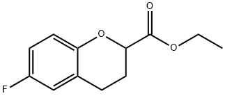 6-Fluoro-3,4-Dihydro-2H-1-Benzopyran-2-CarboxylicAcid,99199-61-8,结构式