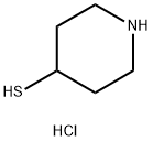 ピペリジン-4-チオール塩酸塩 化学構造式