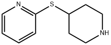 2-(PIPERIDIN-4-YLSULFANYL)-PYRIDINE Structure