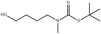 TERT-BUTYL 4-HYDROXYBUTYLMETHYLCARBAMATE Structure