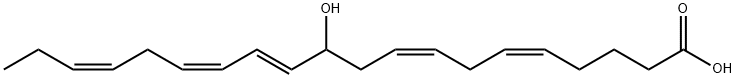 (+/-)-11-HYDROXY-5Z,8Z,12E,14Z,17Z-EICOSAPENTAENOIC ACID, 99217-78-4, 结构式