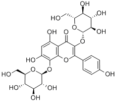 HERBACETIN-3,8-DIGLUCOPYRANOSIDE Structure