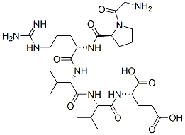 glycyl-prolyl-arginyl-valyl-valyl-glutamic acid Structure