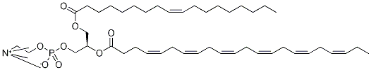 1-oleoyl-2-docosahexaenoyl phosphatidylcholine Structure