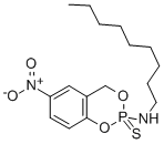 6-Nitro-N-nonyl-4H-1,3,2-benzodioxaphosphorin-2-amine 2-sulfide Structure