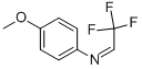 N-(2,2,2-TRIFLUOROETHYLIDENE)-4-METHOXYANILINE 化学構造式