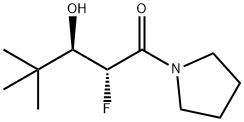 Pyrrolidine, 1-(2-fluoro-3-hydroxy-4,4-dimethyl-1-oxopentyl)-, (R*,R*)- (9CI)|