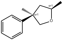 顺-四氢化-2,4-二甲基-4-苯基呋喃, 99343-90-5, 结构式