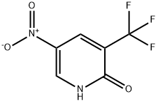 5-ニトロ-3-(トリフルオロメチル)-2(1H)-ピリジノン 化学構造式