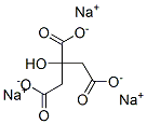 citric acid, sodium salt Structure