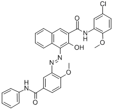 Pigment Red 184 Struktur