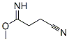 Butanenitrile, 4-imino-4-methoxy-,99418-75-4,结构式