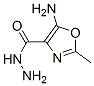 4-Oxazolecarboxylic  acid,  5-amino-2-methyl-,  hydrazide,99419-09-7,结构式