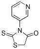3-PYRIDIN-3-YL-2-THIOXO-1,3-THIAZOLIDIN-4-ONE Structure