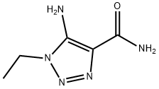 1H-1,2,3-Triazole-4-carboxamide,5-amino-1-ethyl-(6CI,9CI) 化学構造式